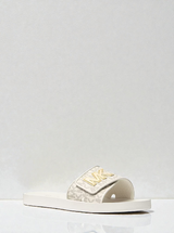 M.k Palmer Signature Logo Slide Sandal
