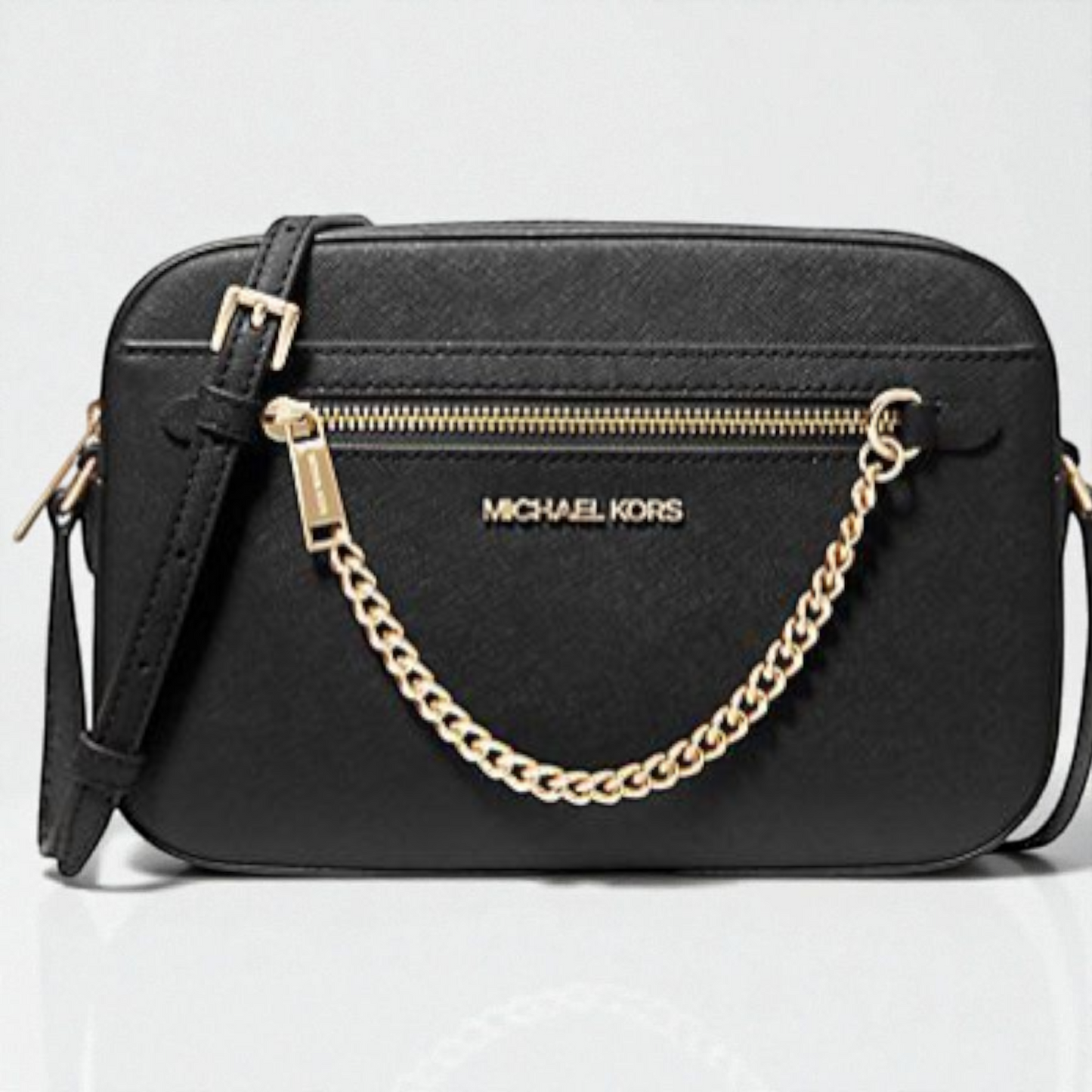 Jet Set Large Saffiano Leather Crossbody Bag 35S1GTTC7L