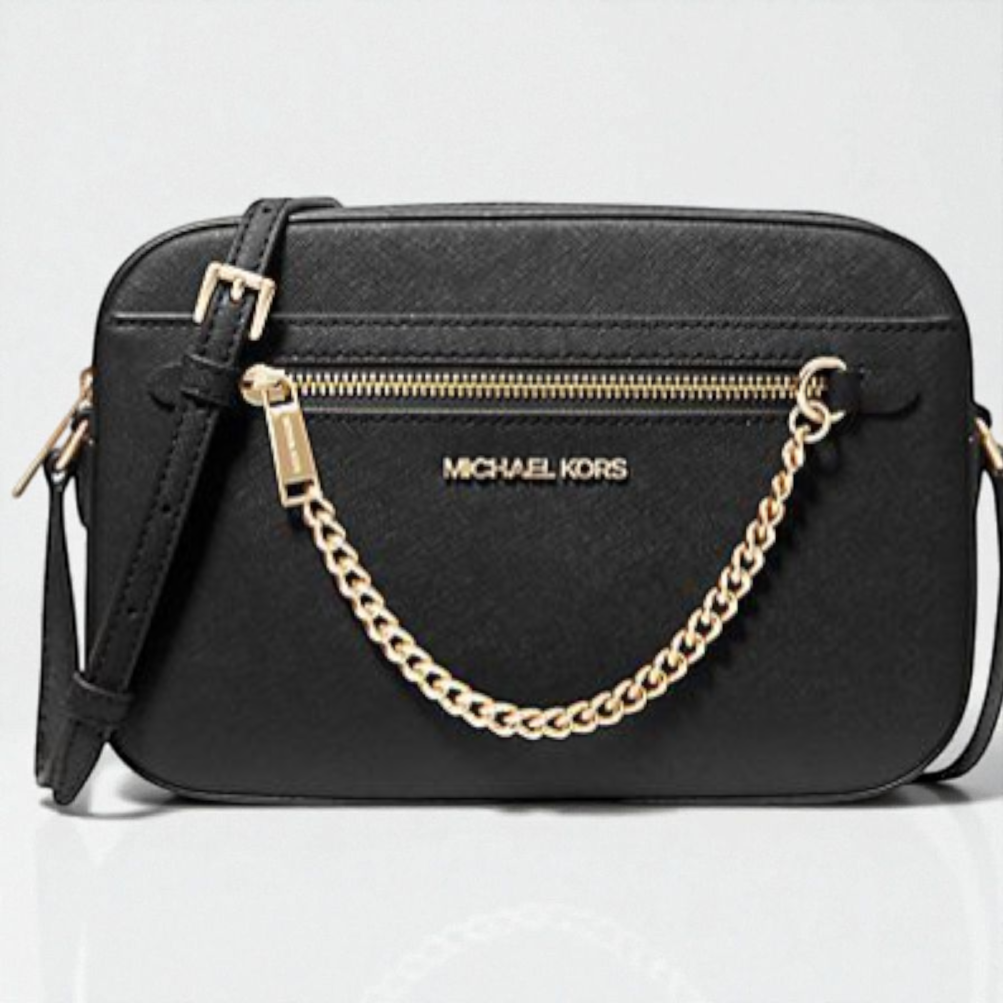 Jet Set Large Saffiano Leather Crossbody Bag 35S1GTTC7L