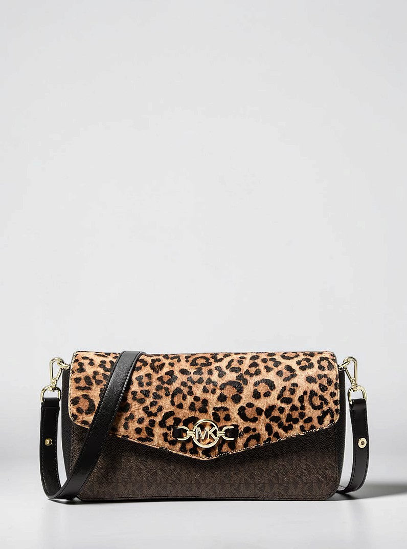 Michael Kors Kacey Medium Burnished Shoulder Bag,35F6G5KL6I