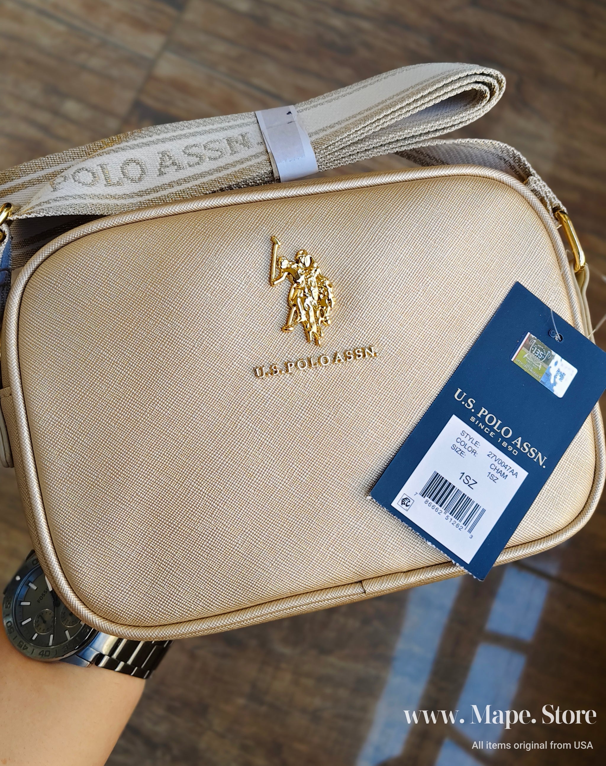 Immediate CLASSIC ZIP METALLIC CROSSBODY BAG
SKU: 27V0047-AA00A