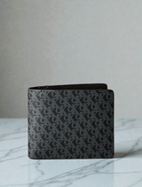 C.K Refined Leather Wallet + Key Ring Gift Set 4G1002G