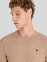 US.POLO.ASSN SOFT CREW NECK SWEATER, USUF6S5560