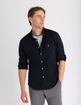 SOLID STRETCH POPLIN LONG SLEEVE SHIRT Serial 11C251-VT00A