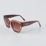 Guess Brown Gradient Cat Eye Ladies Sunglasses,GF00016