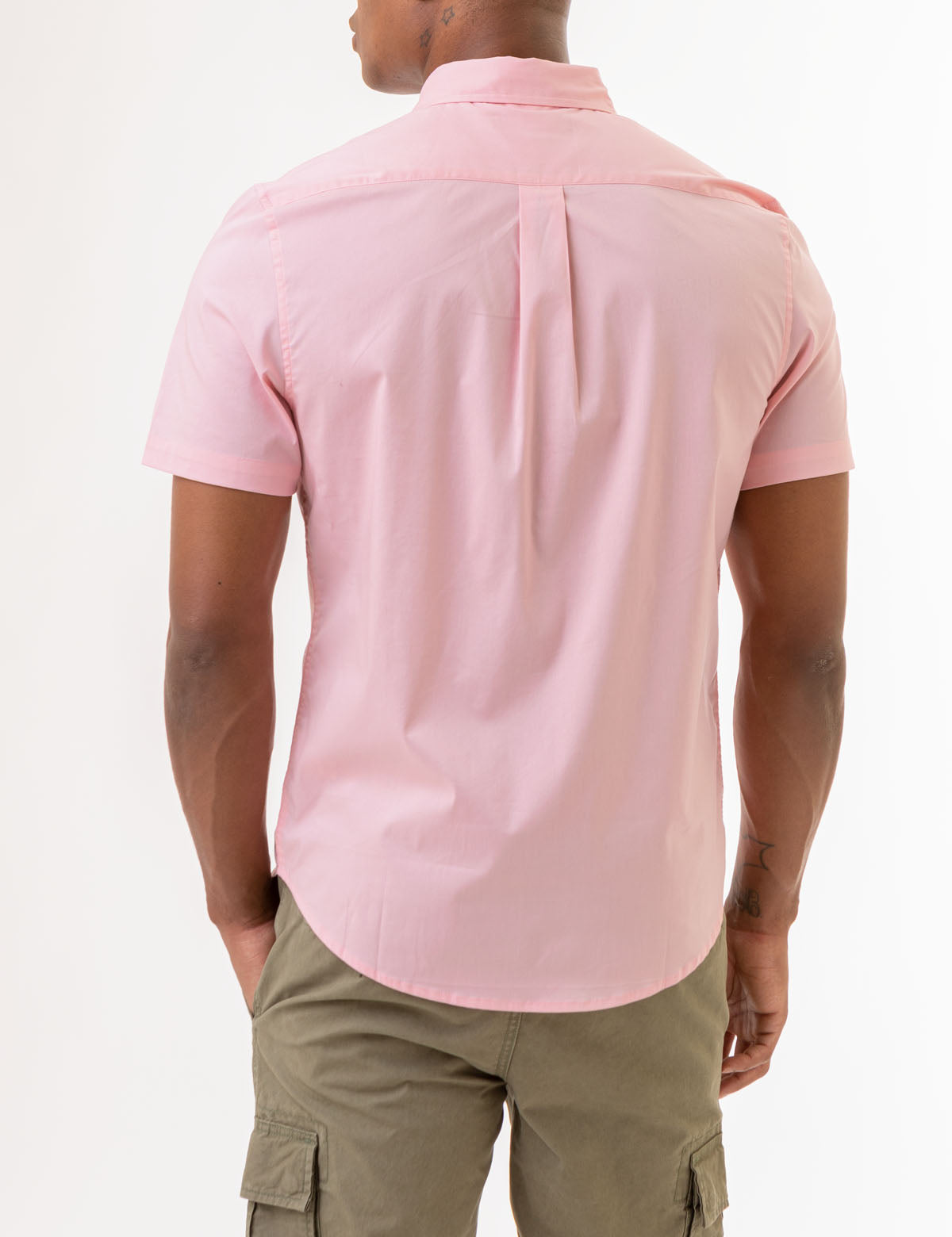 SHORT SLEEVE STRETCH POPLIN SHIRT Serial 11A628-VT00A