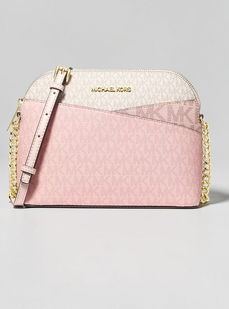 Jet Set Travel Medium Logo Dome Crossbody Bag,35F1STVC6B