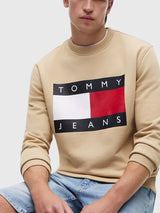 TOMMY HILFIGER Jeans Big Flag Logo Sweatshirt,DM22643-MBM