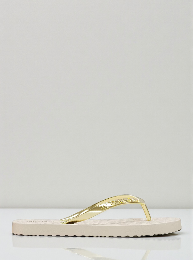 M.k Signature Logo Flip Flops