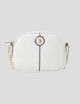 ENAMEL CHAIN CROSSBODY BAG,27V0058-AA00A