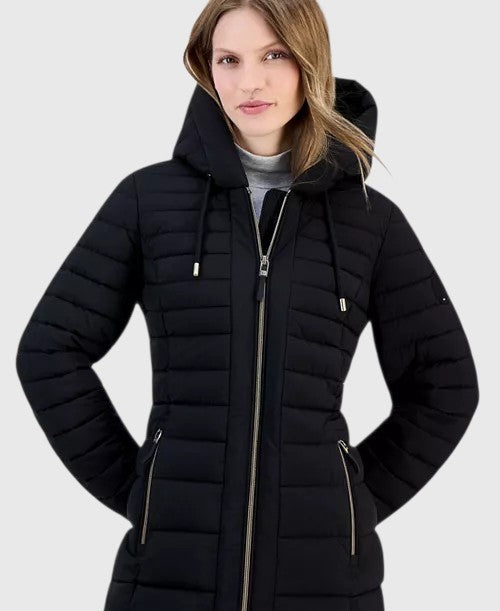TOMMY HILFIGER Women's Puffer Packable Hooded Coat