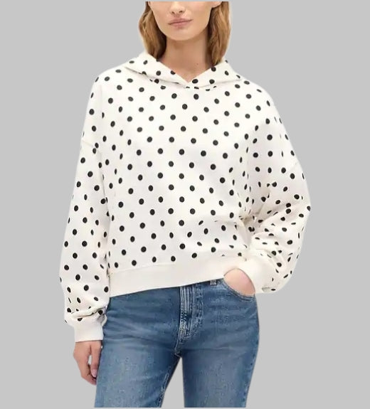 Relaxed Gap Mini-Logo Cropped Hoodie