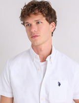 US polo SHORT SLEEVE STRETCH OXFORD SHIRT Serial 115876-YC00A