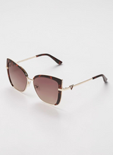 Brown Gradient Cat Eye Ladies Sunglasses