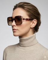 US Polo  LADIES ARTISAN OPEN-TEMPLE SQUARE SUNGLASSES Serial PA5171-0000A