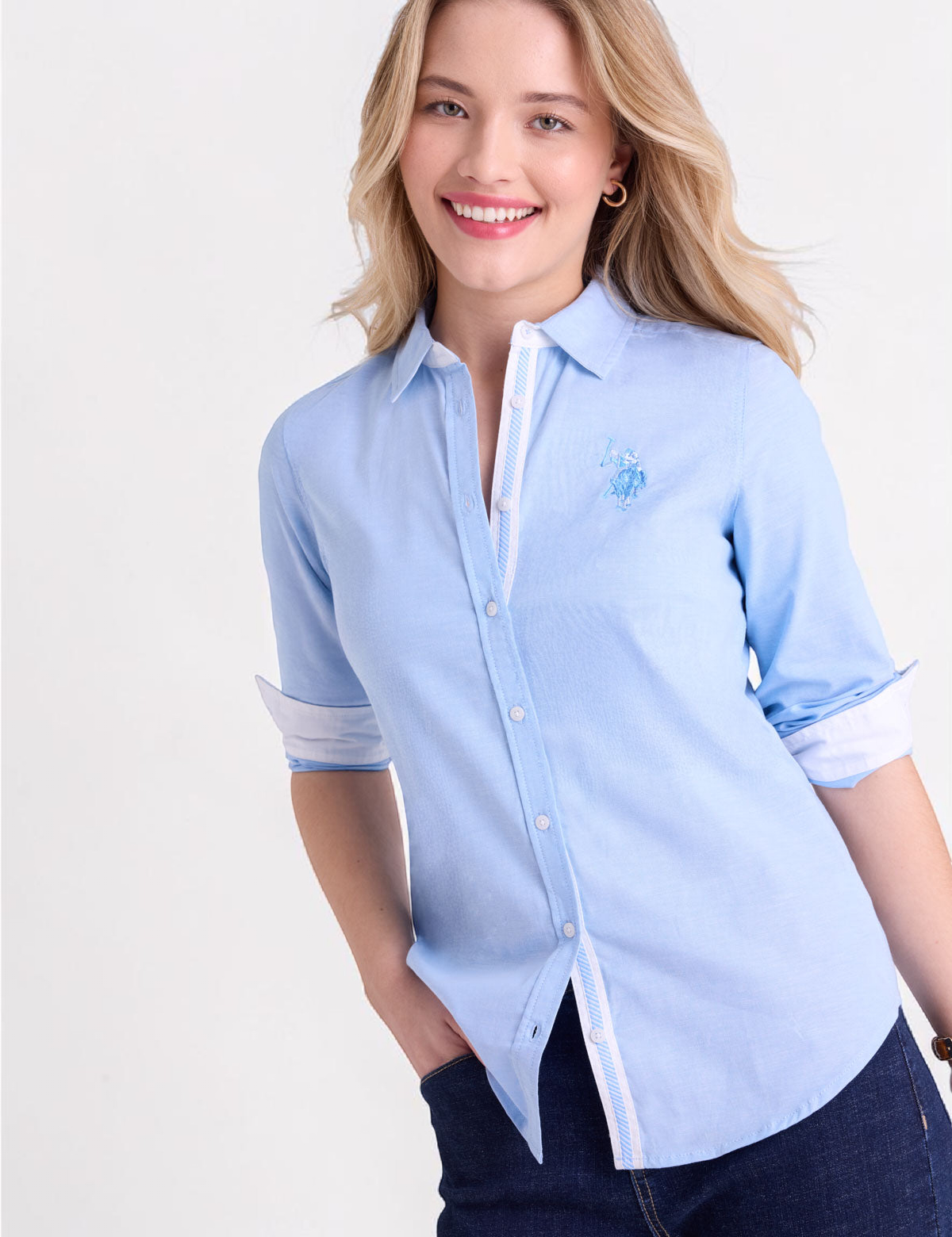 TONAL OXFORD SHIRT 215983-YI00A
