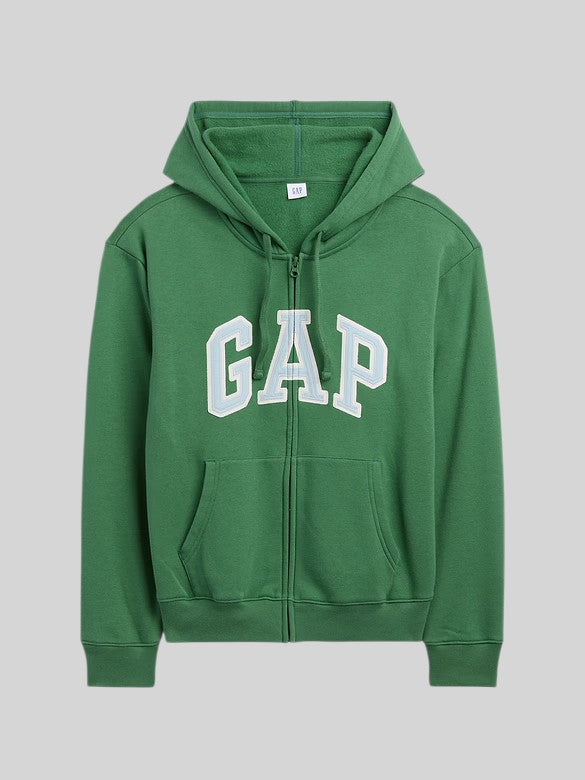 Gap Relaxed Gap Logo Zip Hoodie,627454