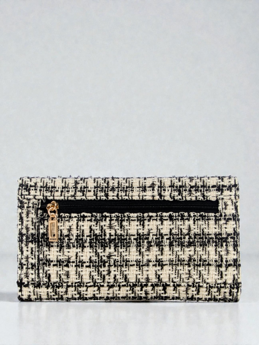 Immediate Guess Hauser Tweed Slim Clutch