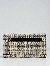 Immediate Guess Hauser Tweed Slim Clutch