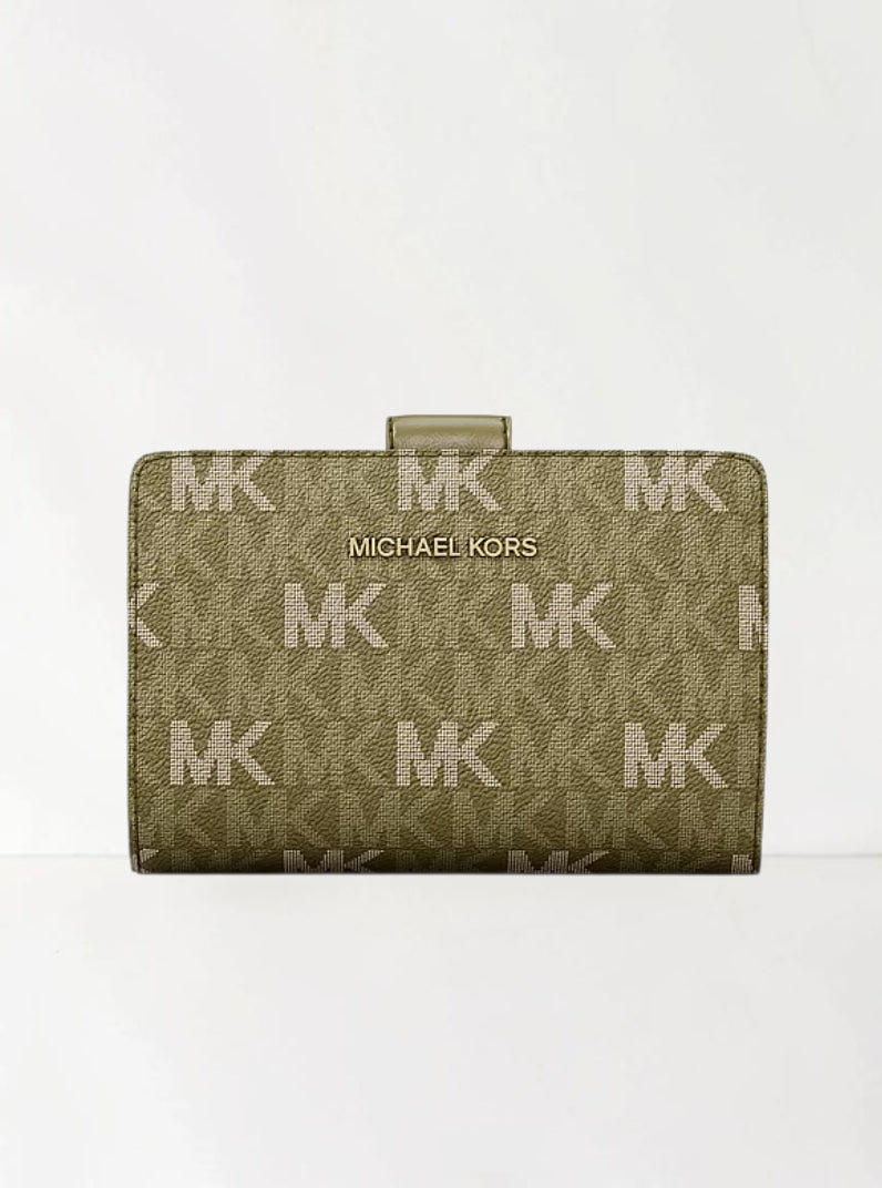 Jet Set Travel Medium Signature Logo Billfold Wallet,35F6STVF6V