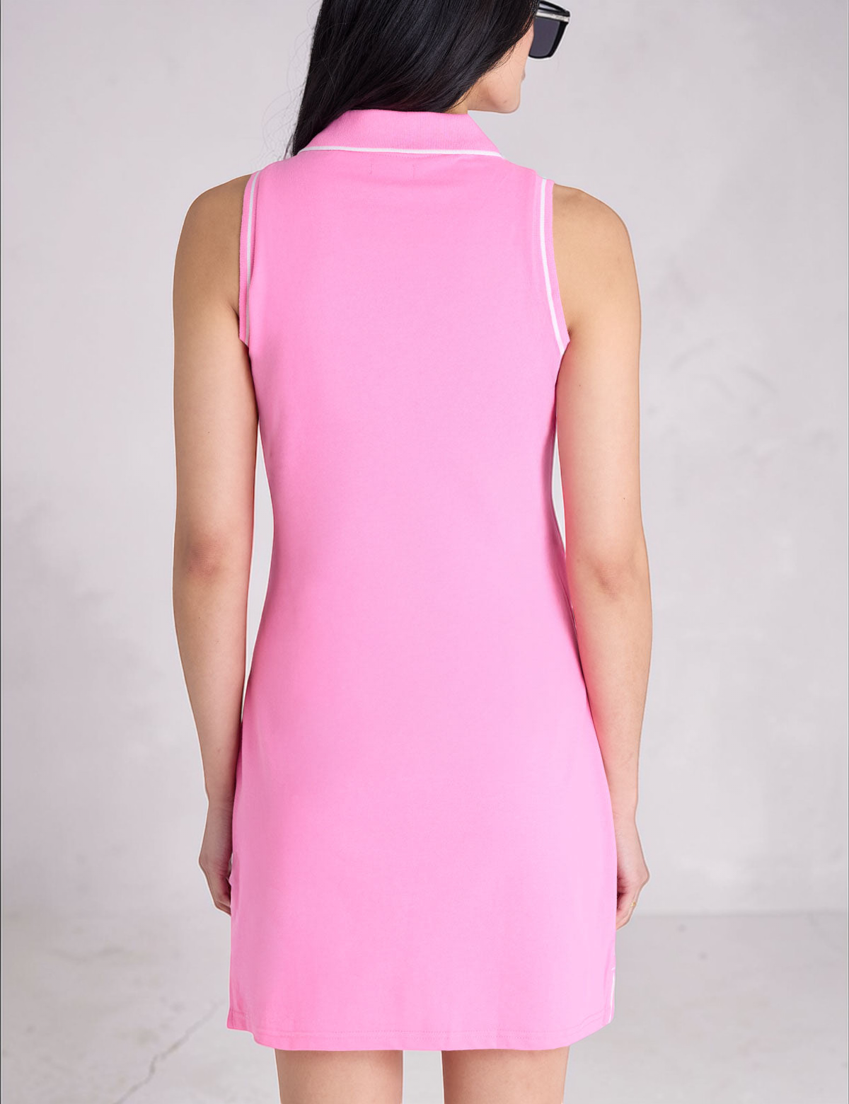 U.S Polo SLEEVELESS SPLIT NECK POLO DRESS Serial 215583-ZH00A