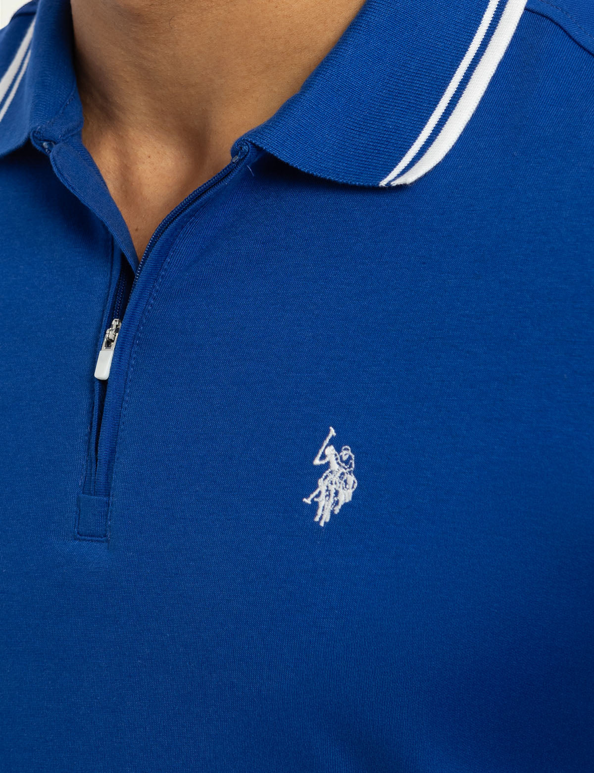 Immediate ZIPPER PLACKET TIPPED JERSEY POLO SHIRT Serial 11D612-2W00A