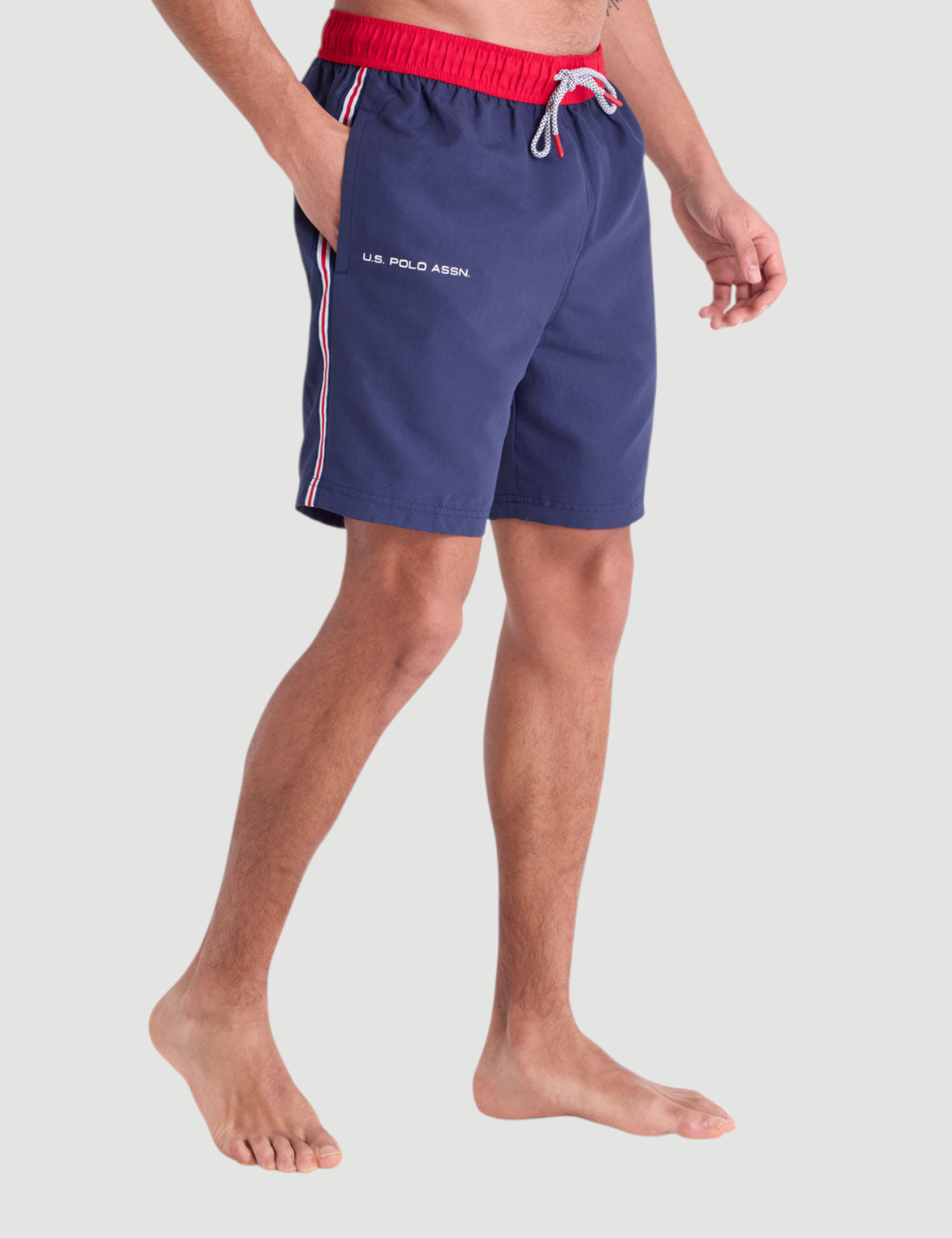 AMERICANA SIDE STRIPE SWIM SHORTS
