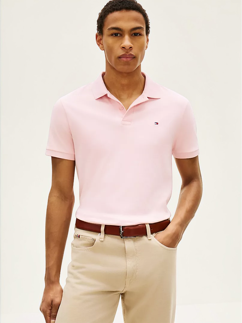 Tommy Smooth Cotton Polo T shirt