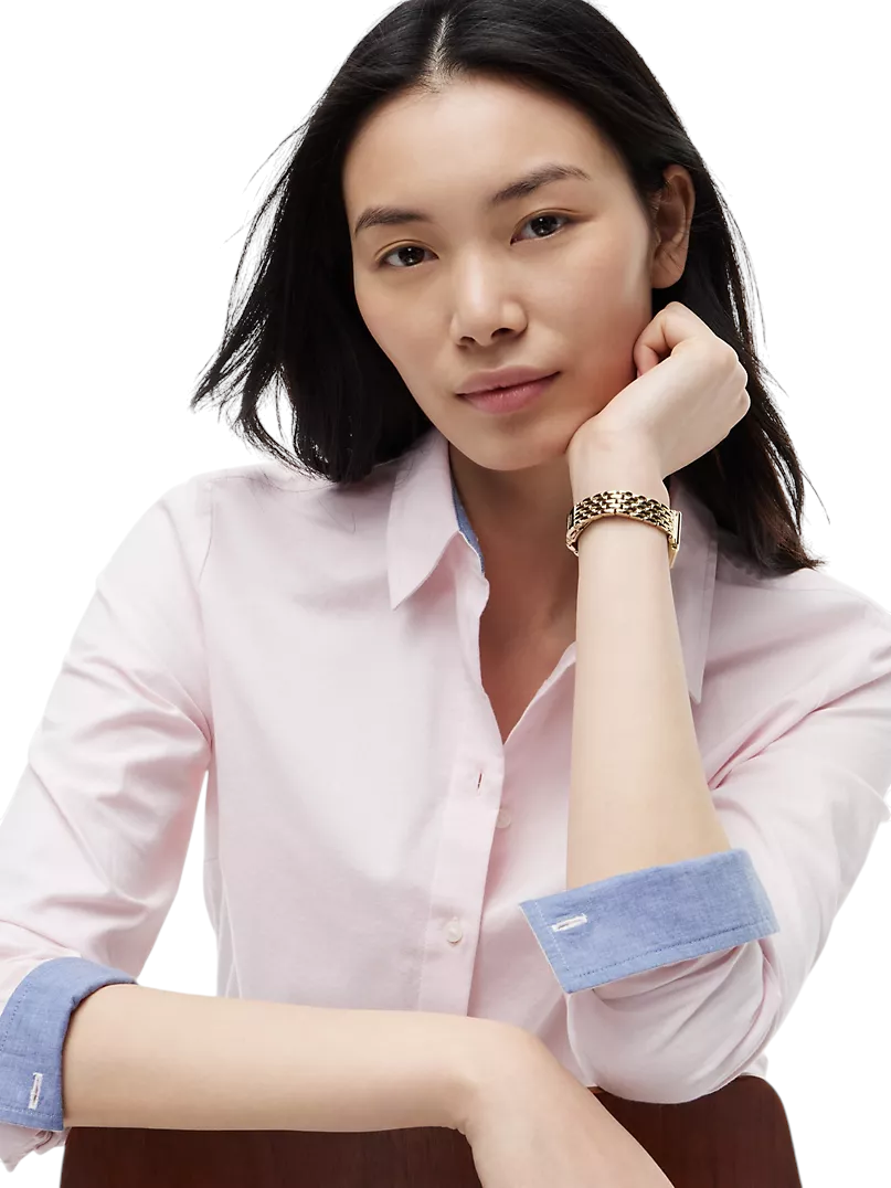 Regular Fit Stretch Oxford Shirt Shirt 76J4826-CJP