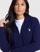 US.POLO.ASSN CABLE NECK SWEATER, 21W0006-EE00A (Copy)