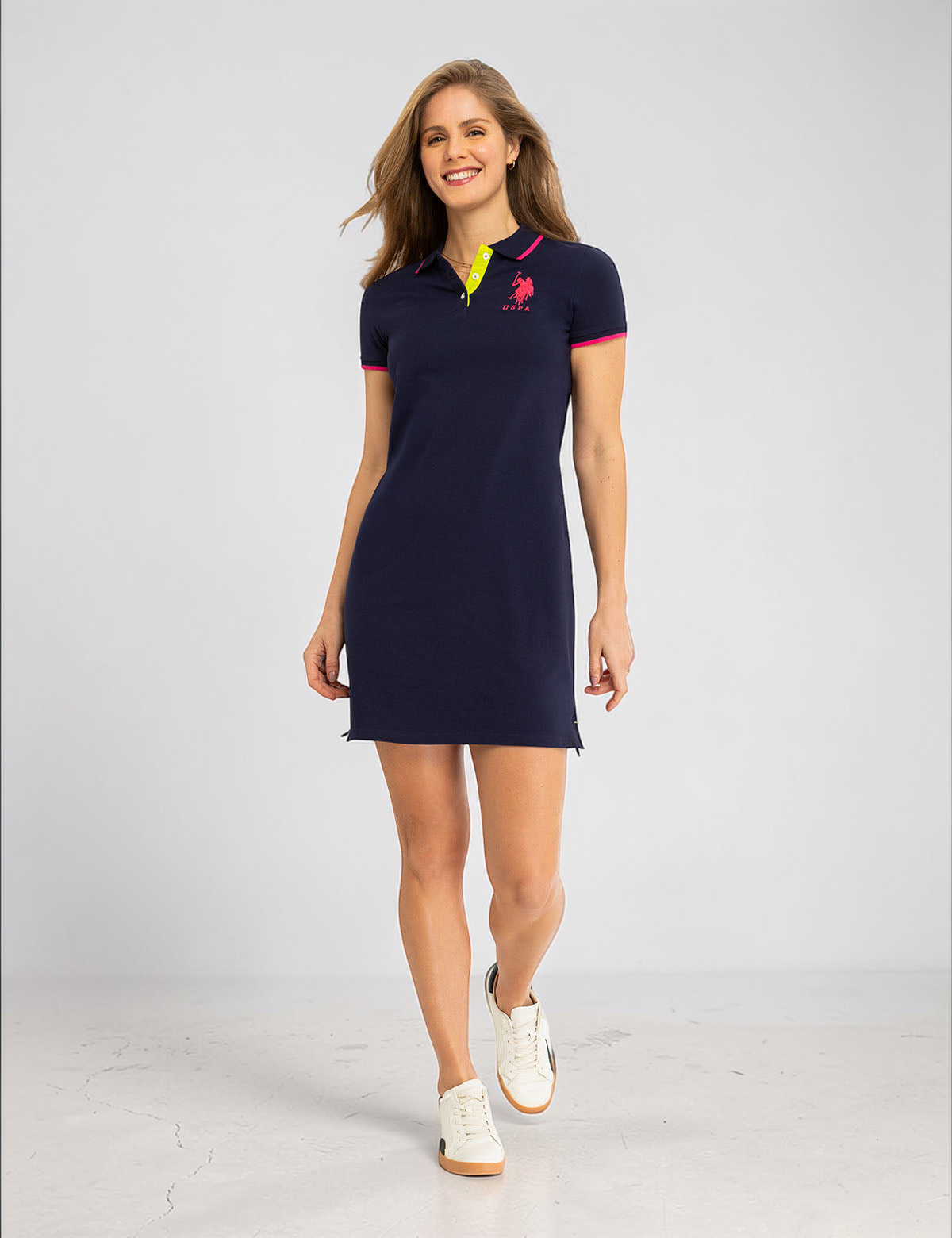 U.S Polo TRIPLE CROWN POLO DRESS Serial 215928-ZH00A