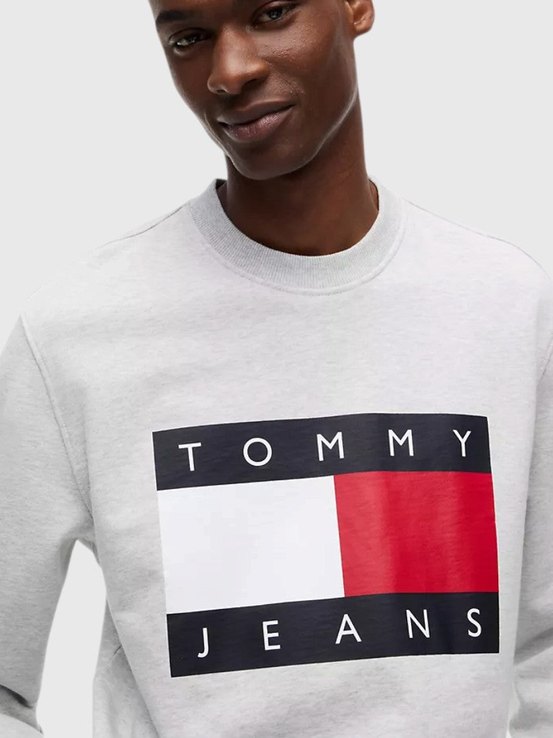 TOMMY HILFIGER Jeans Big Flag Logo Sweatshirt,DM22643-MBM