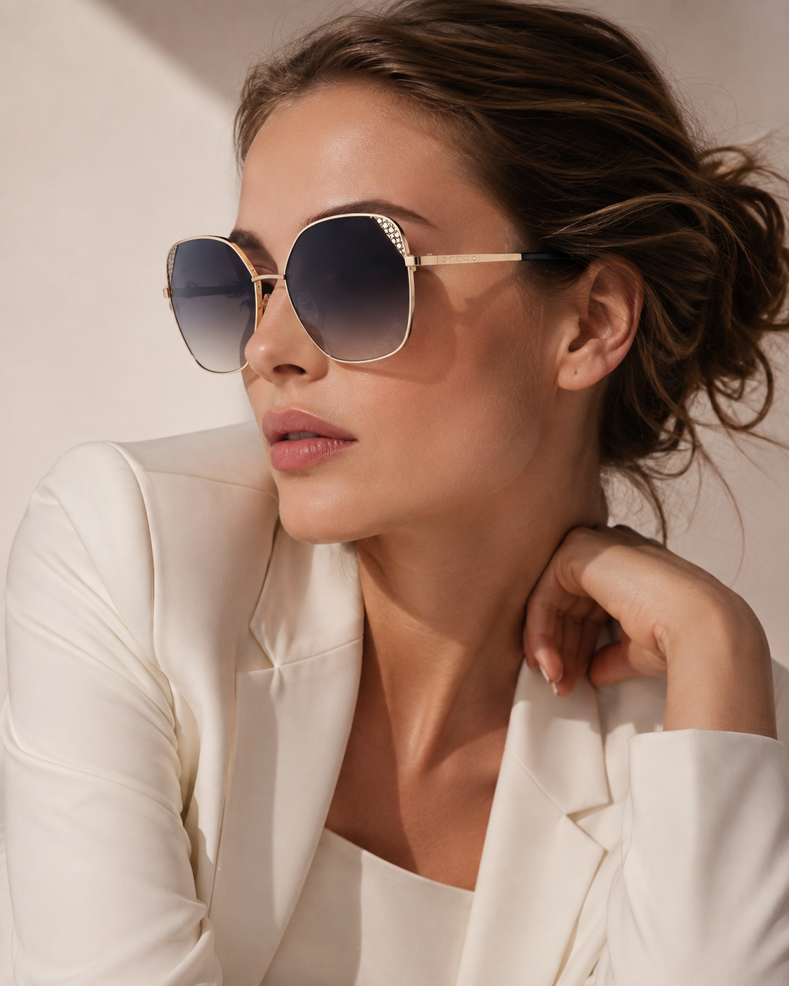 Immediate Guess 59mm butterfly Sunglasses Serial GF00035