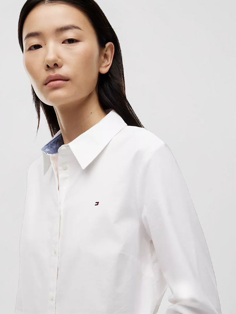 Regular Fit Stretch Oxford Shirt Shirt 76J4826-CJP