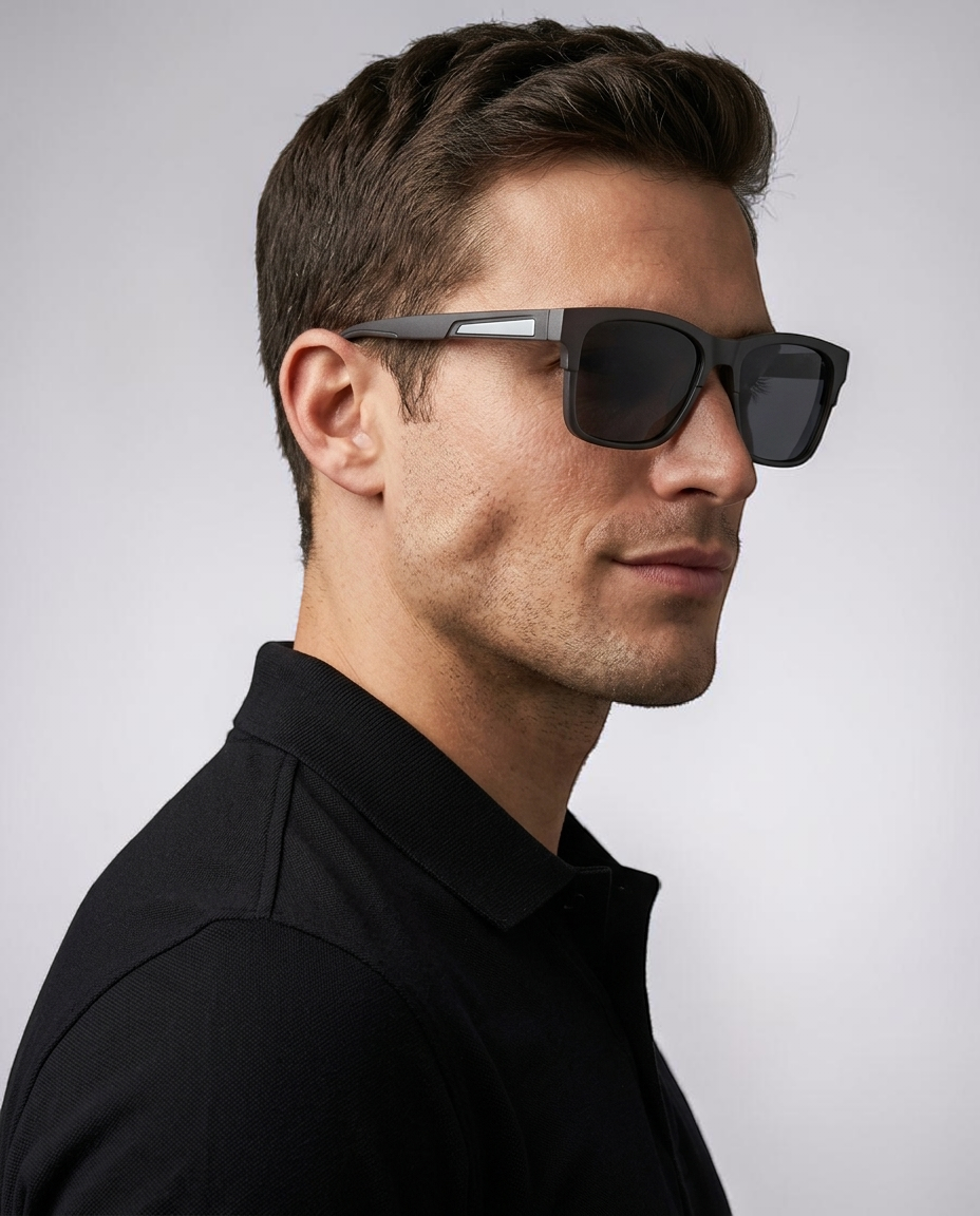TEXTURED TEMPLE INSET SUNGLASSES
Serial PA3121-0000A