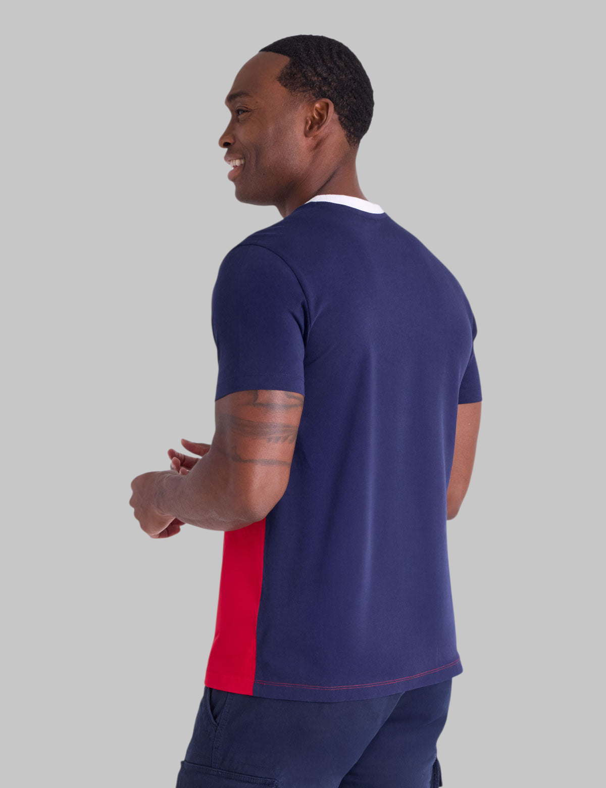 USA COLORBLOCK AMERICANA JERSEY T-SHIRT