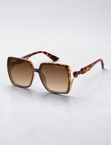 US Polo  LADIES ARTISAN OPEN-TEMPLE SQUARE SUNGLASSES Serial PA5171-0000A