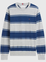 TOMMY HILFIGER Rugby Stripe Crewneck Sweater,XM07954-P61
