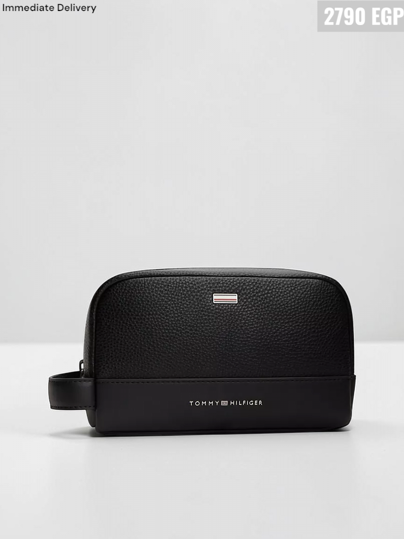 Immediate Tommy Logo Textured Dopp Kit