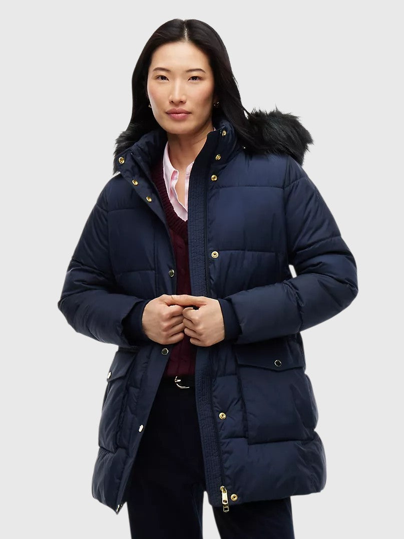 TOMMY HILFIGER Hooded Puffer Coat,XW06091