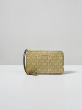 Jet Set Travel Small Signature Logo Wristlet,35F6GTVW1V