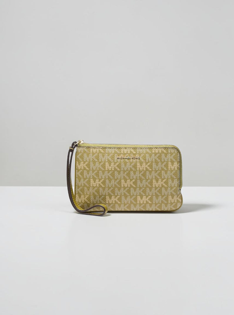 Jet Set Travel Small Signature Logo Wristlet,35F6GTVW1V