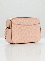 Zakaria Debossed Logo Double-Zip Crossbody