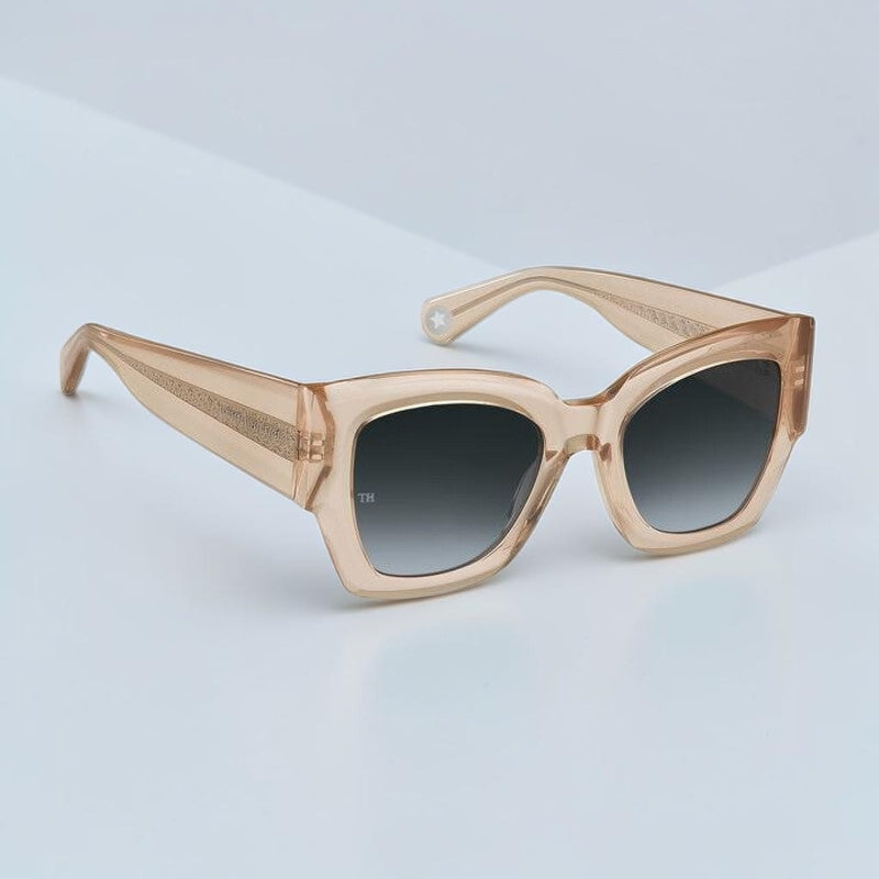 Tommy Hilfiger 
Gradient Grey Butterfly Ladies Sunglasses