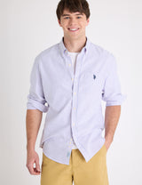 LONG SLEEVE DOUBLE STRIPE OXFORD SHIRT Serial 11H0393-YR00A