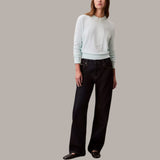 Smooth Cotton Monogram Sweater