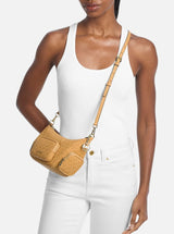 Michael Kors Merritt Signature Logo Convertible Crossbody Bag,35S6S0WC1B