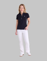 SLIM FIT INTERLOCK POLO SHIRT