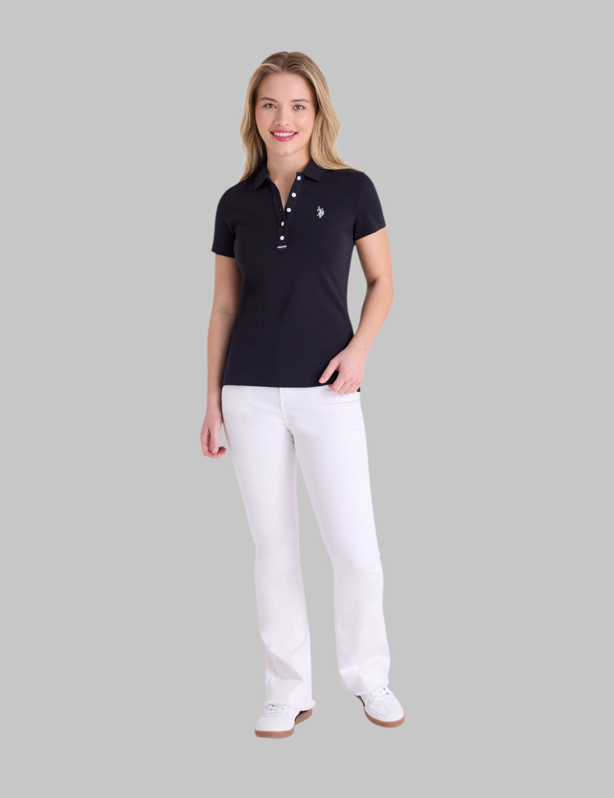 SLIM FIT INTERLOCK POLO SHIRT