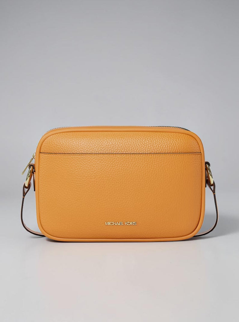 Jet Set Large Pebbled Leather Camera Crossbody Bag,35R6GTVC7L